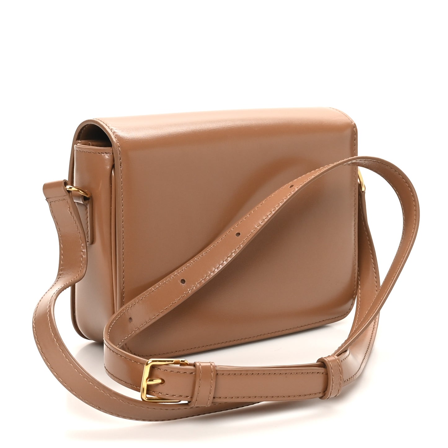 Shiny Calfskin Teen Triomphe Bronze