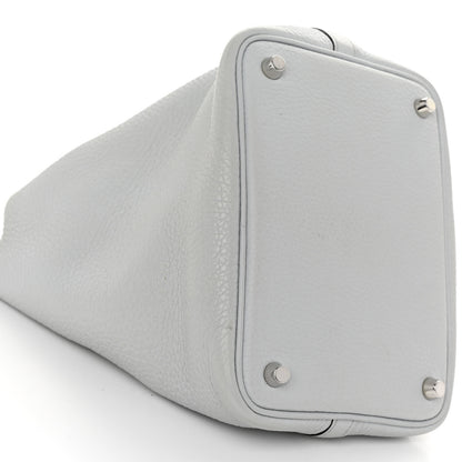 Hermes Taurillon Clemence Picotin Lock 18 PM Bleu Pale 8 of 10