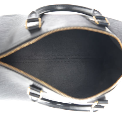 Louis Vuitton Epi Speedy 30 Black 4 of 9