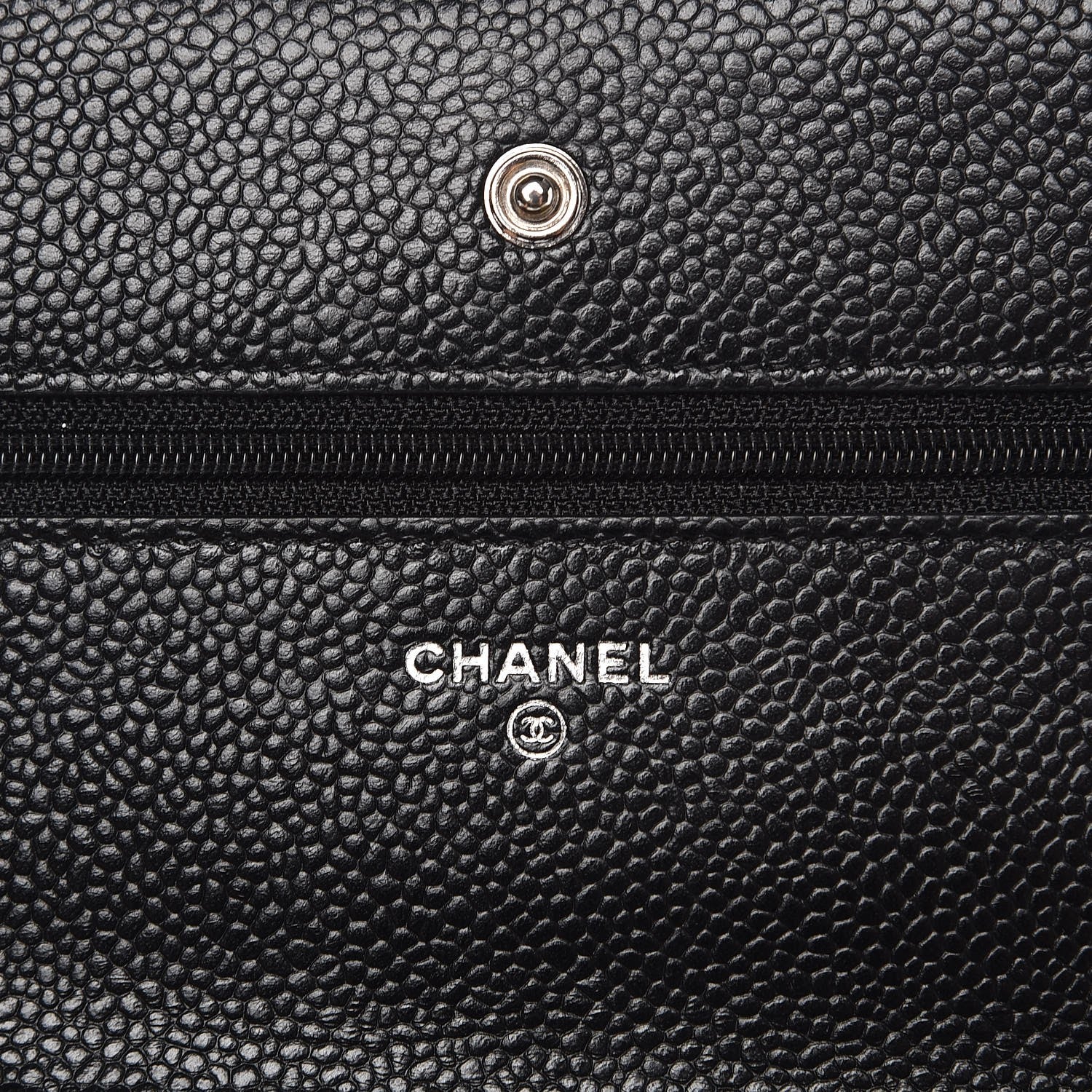 Chanel Caviar Quilted Wallet On Chain WOC Black 6 of 10