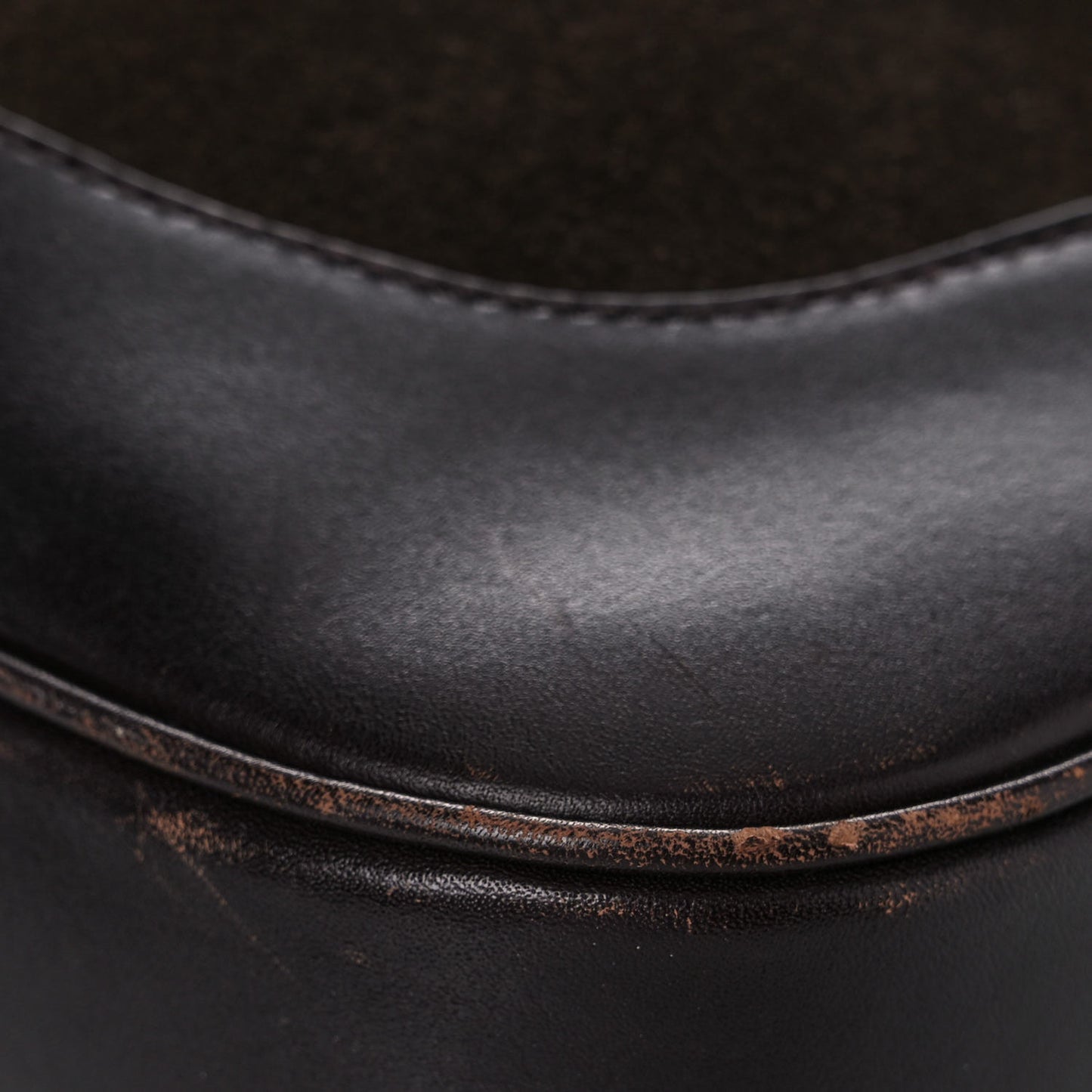 Suede Web Small Jackie O Hobo Dark Brown
