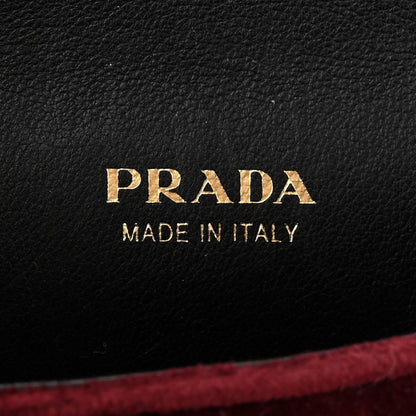 Prada Velvet Crocodile Micro Cahier Bag Ribes Black 6 of 12