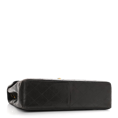 Chanel Lambskin Quilted XL Jumbo Single Flap Black 6 of 33