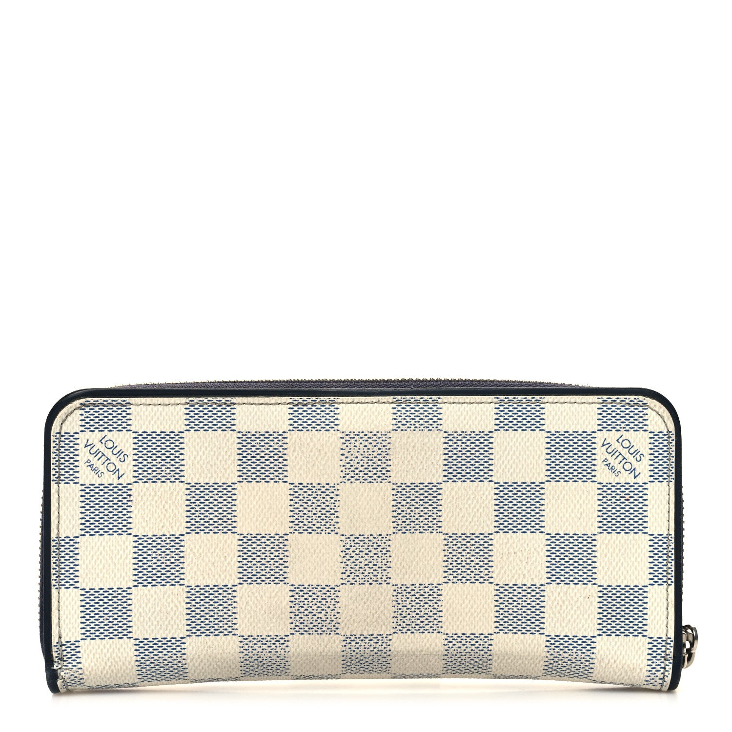 Louis Vuitton Damier Coastline Zippy Vertical Wallet 1 of 14