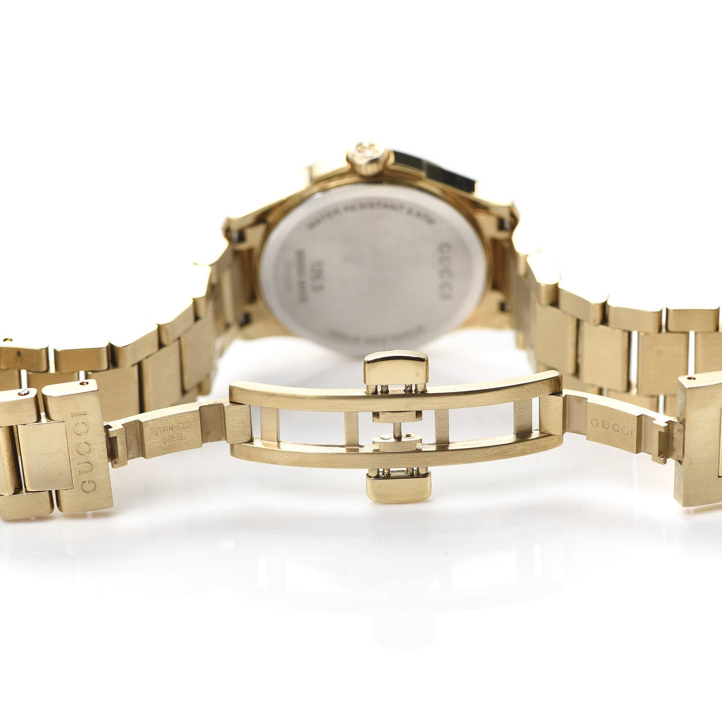 Stainless Steel 27mm G-Timeless Diamante Quartz Watch Gold