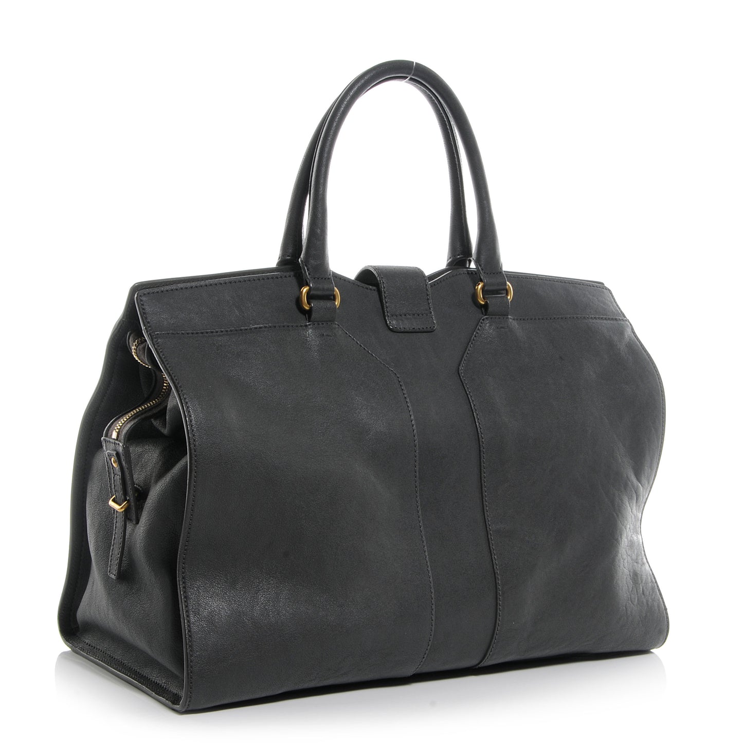 Leather Large Cabas Chyc Grey