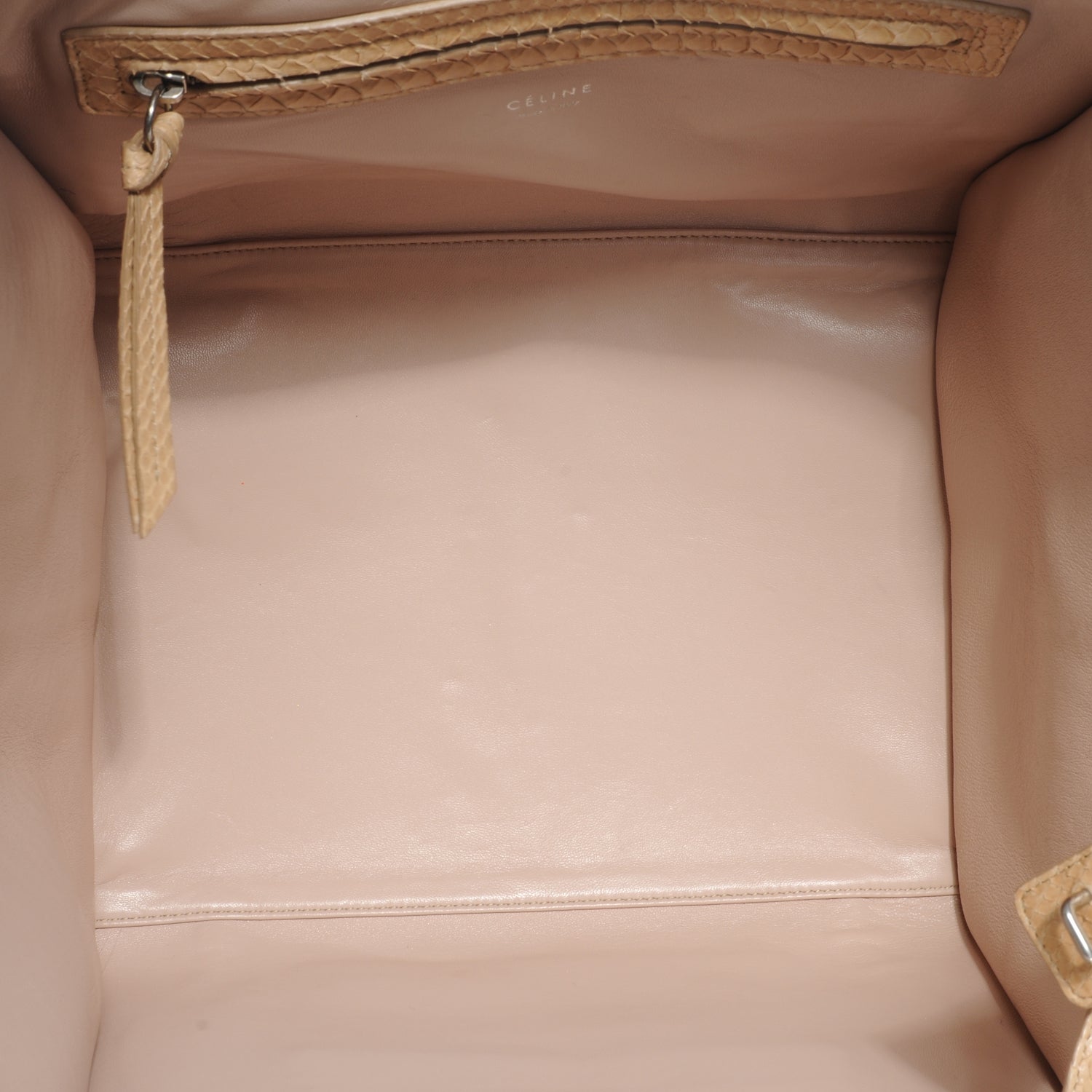 Celine Python Small Phantom Luggage Dusty Pink 5 of 9