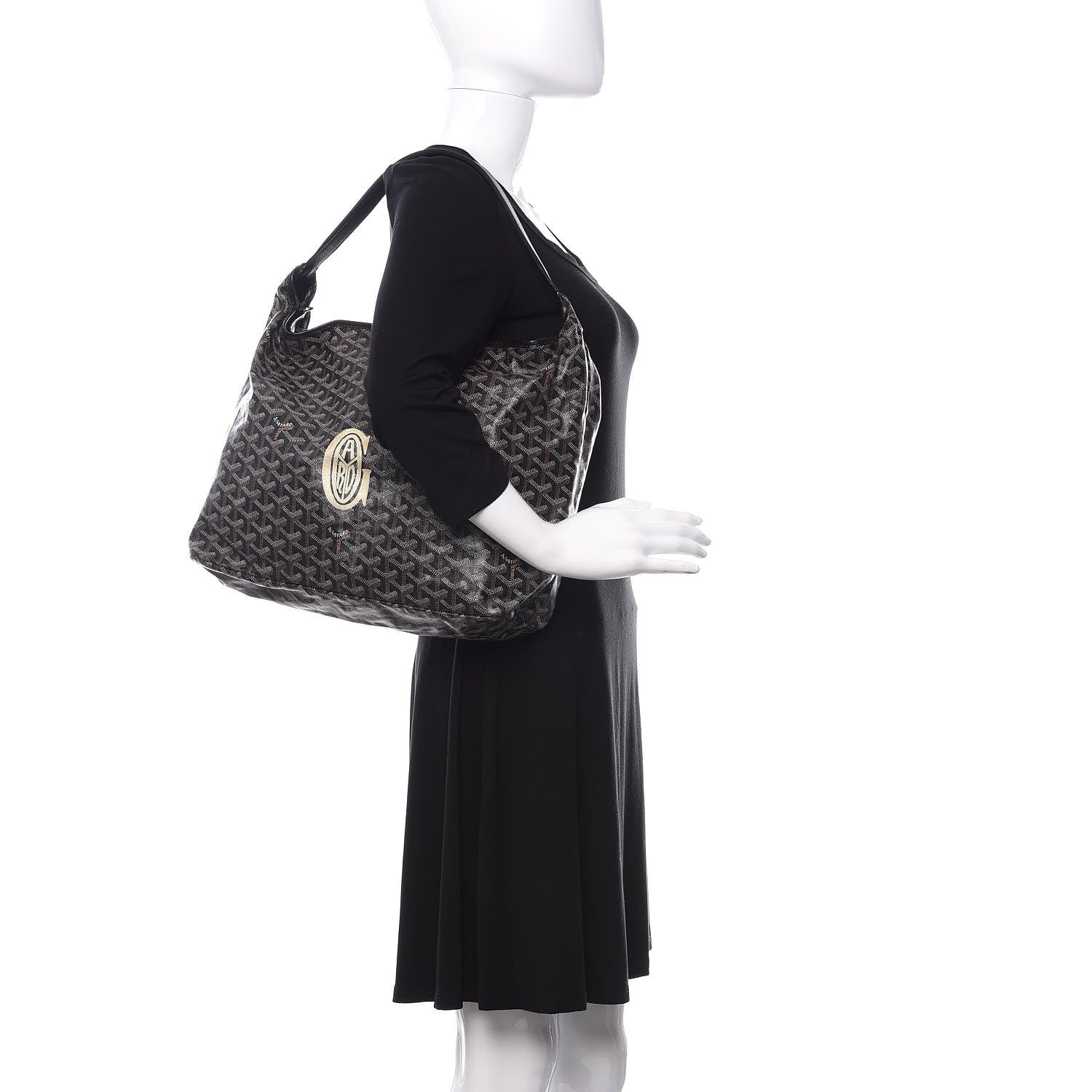 Goyard Goyardine Fidji Zip Hobo Black 2 of 10