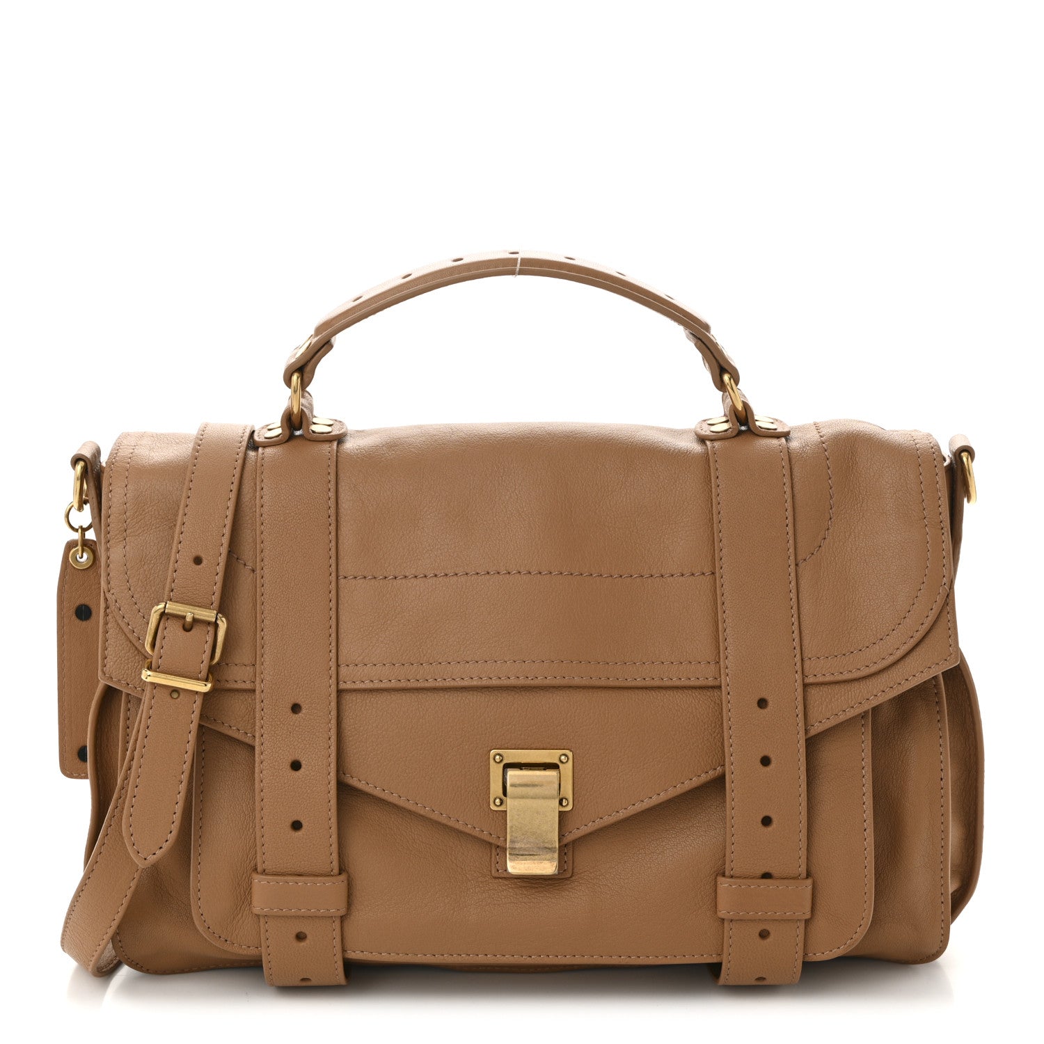 Proenza Schouler Lambskin Medium PS1 Satchel Birch 1 of 10
