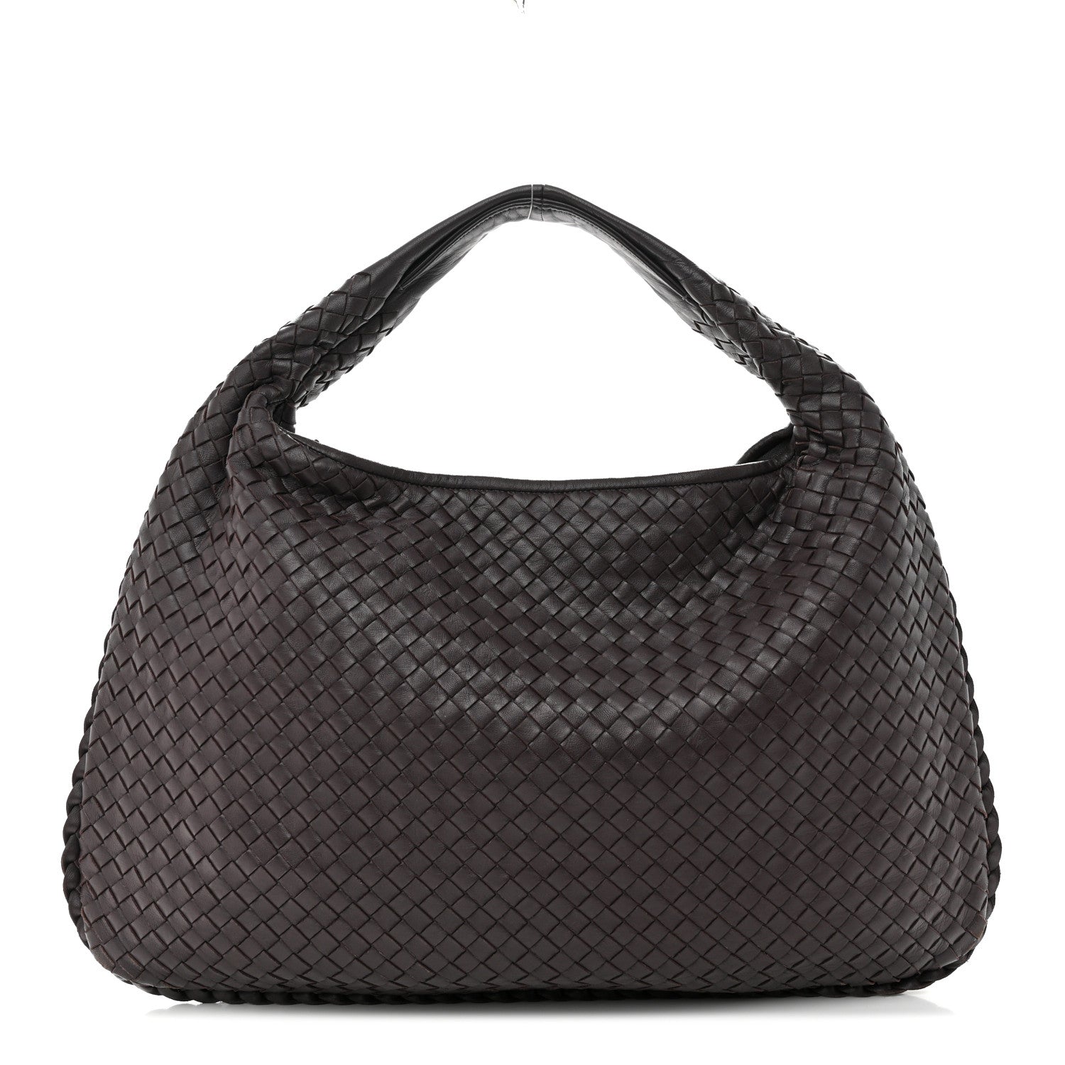 Bottega Veneta Nappa Intrecciato Large Veneta Hobo Aubergine 1 of 9