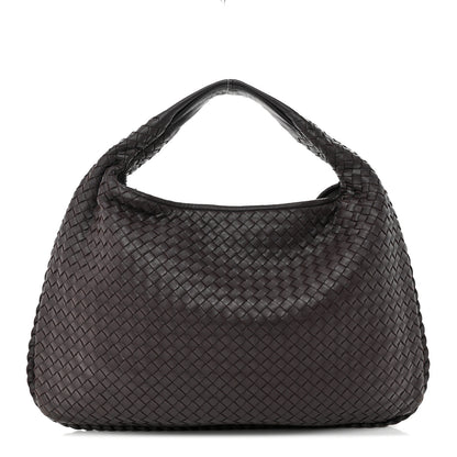 Bottega Veneta Nappa Intrecciato Large Veneta Hobo Aubergine 1 of 9