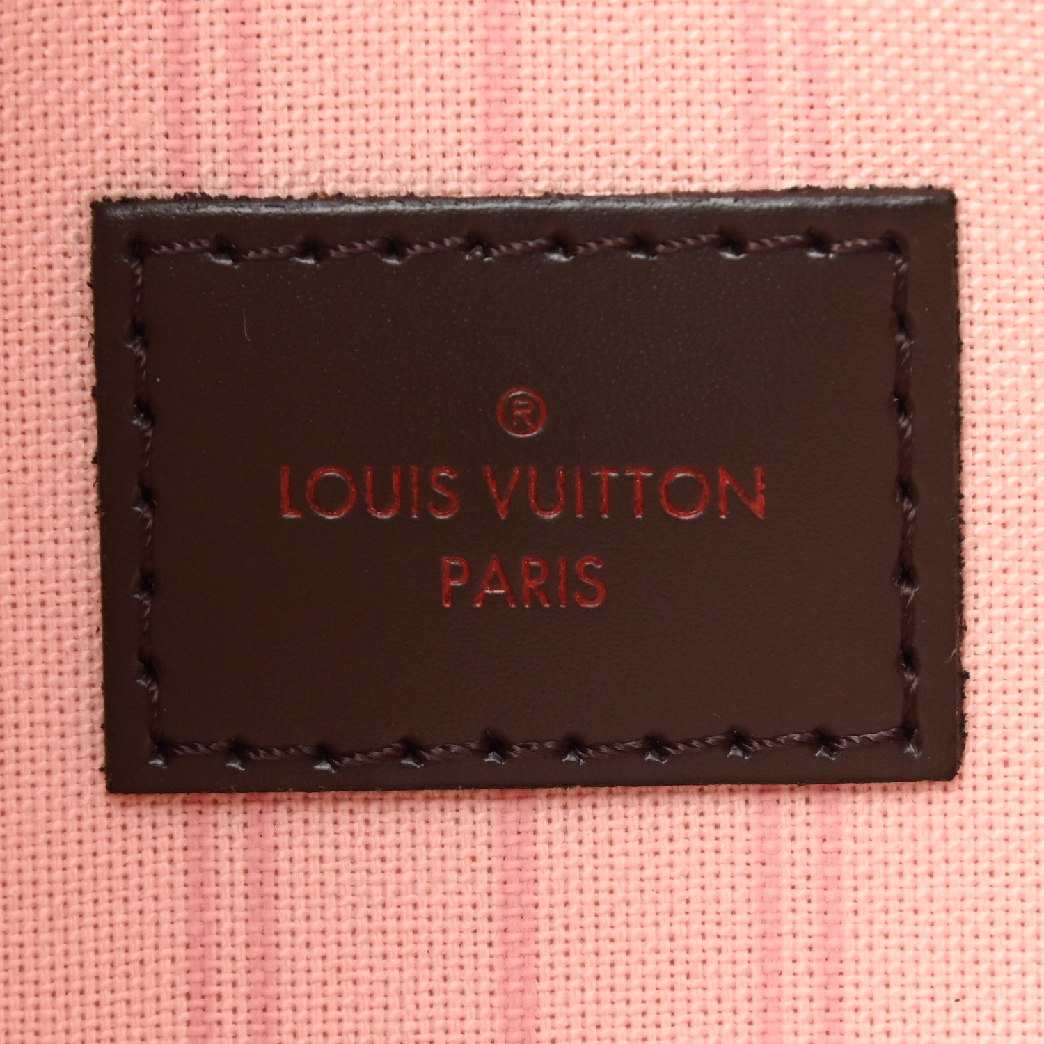 Louis Vuitton Damier Ebene Neverfull MM GM Pochette Rose Ballerine 5 of 7