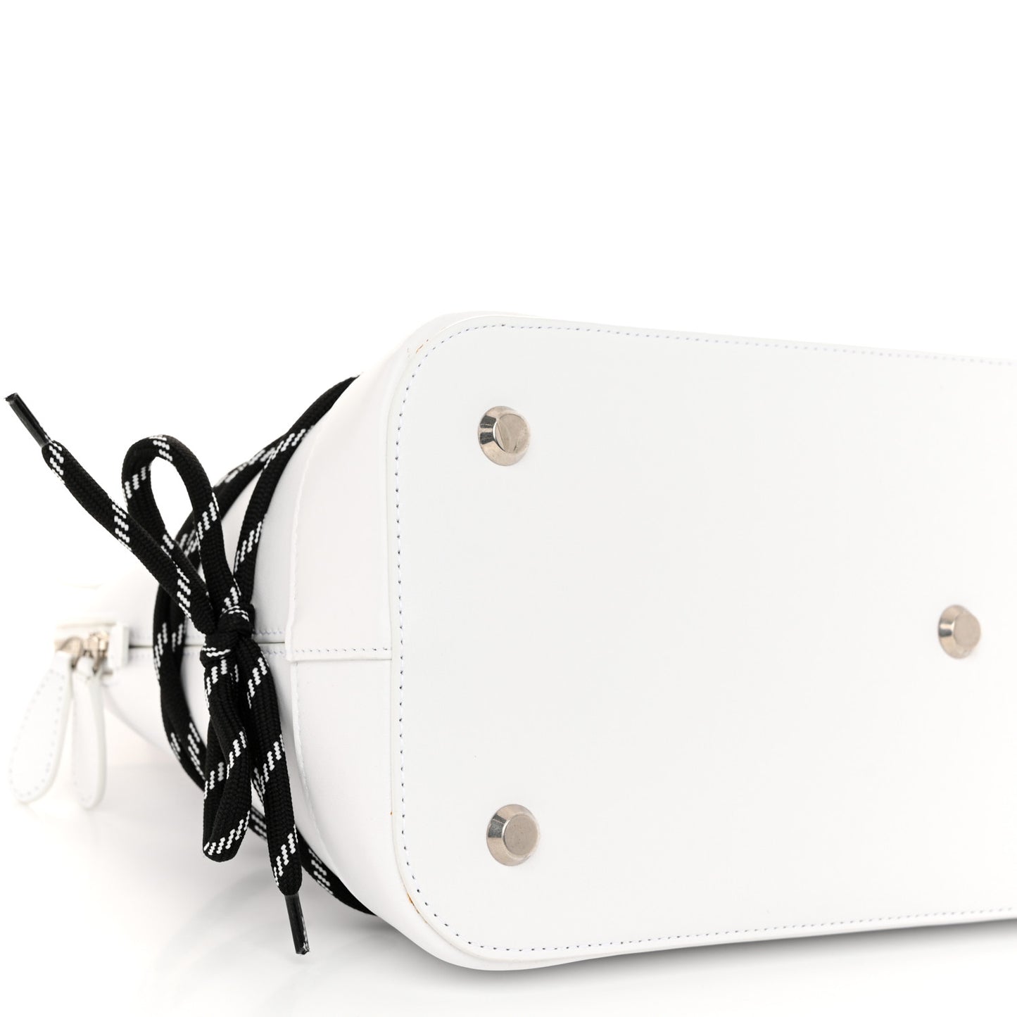 Calfskin Hello Kitty M Ville Top Handle Bag Optic White