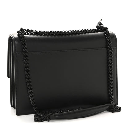 Saint Laurent Calfskin Medium Monogram Monochrome Sunset Black 3 of 11