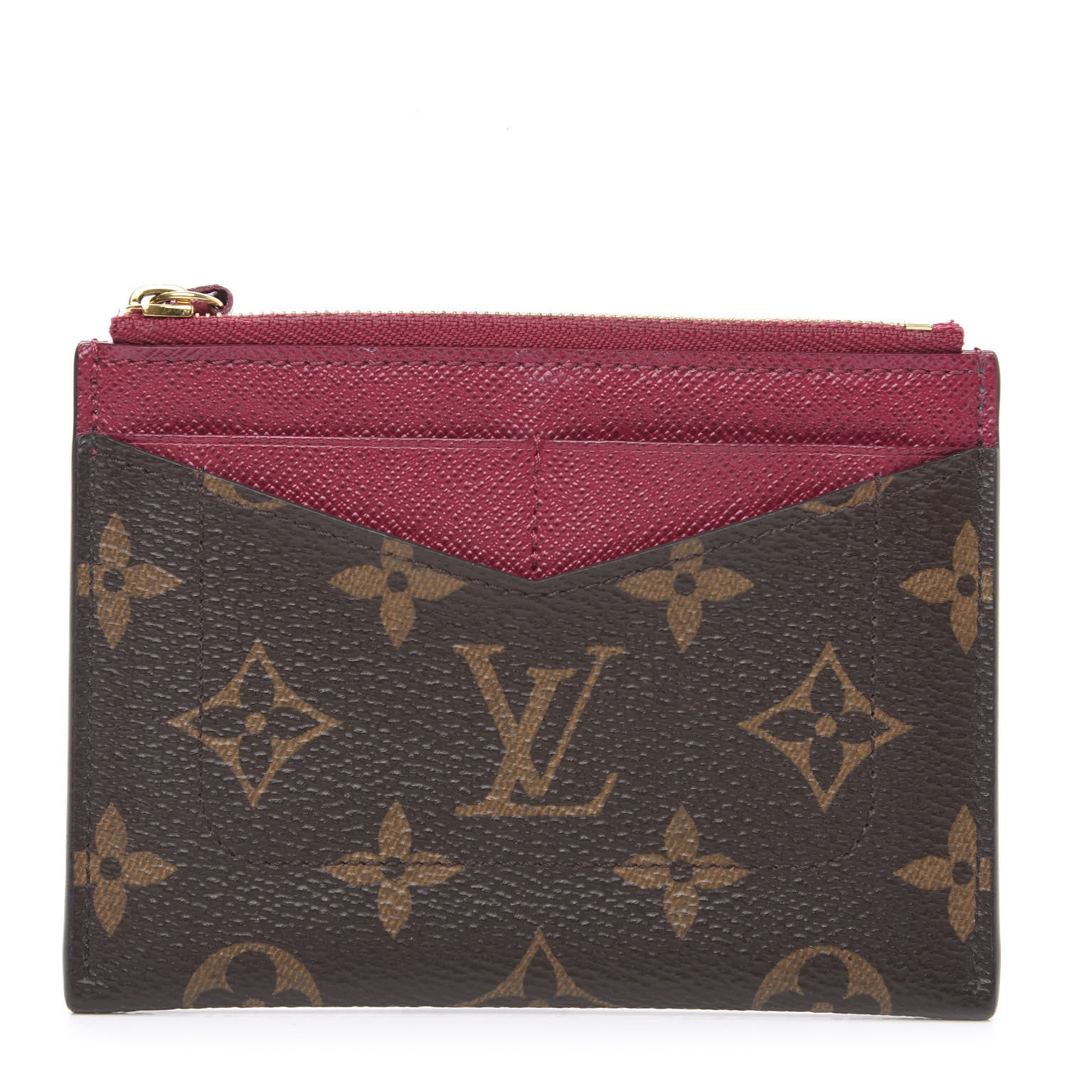 Louis Vuitton Monogram Zipped Card Holder Fuchsia 1 of 6