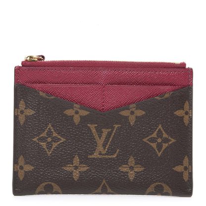 Louis Vuitton Monogram Zipped Card Holder Fuchsia 1 of 6