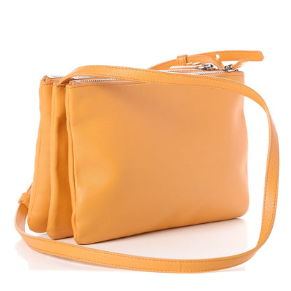 Celine Lambskin Small Trio Crossbody Bag Sunflower 2 of 10