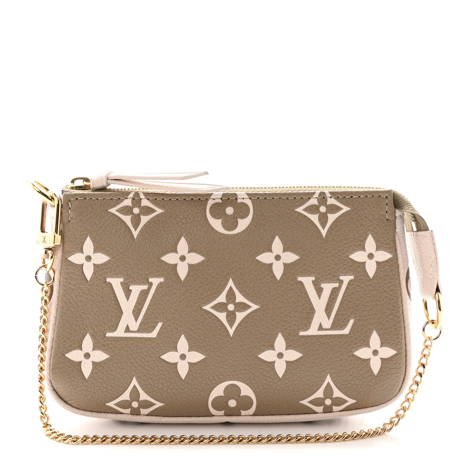 Louis Vuitton Empreinte Spring in the City Mini Pochette Accessories Kaki Beige Cream 1 of 6