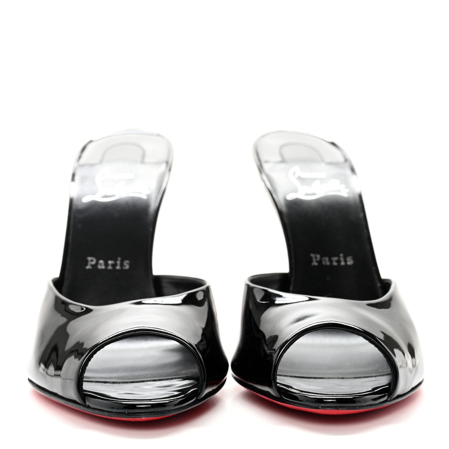 Christian Louboutin Patent Me Dolly 100 Sandals 38.5 Black 2 of 12
