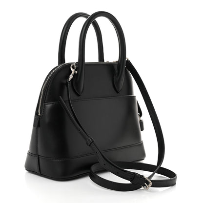 Balenciaga Calfskin Lipstick Logo S Ville Top Handle Bag Black 2 of 10