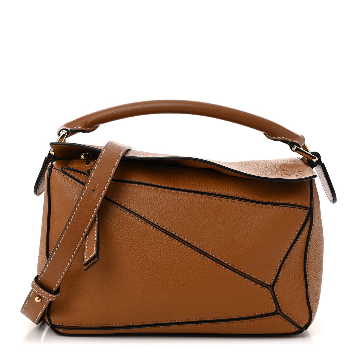 Calfskin Small Puzzle Bag Tan