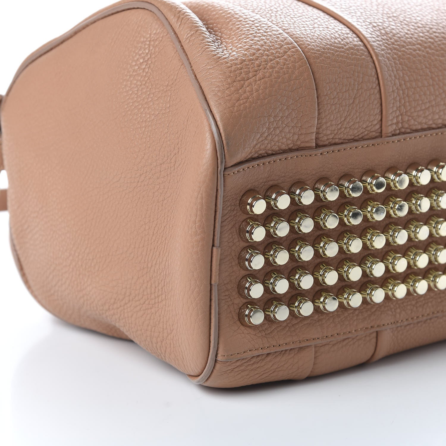 Alexander Wang Pebbled Calfskin Rocco Tan Gold Hardware 6 of 9