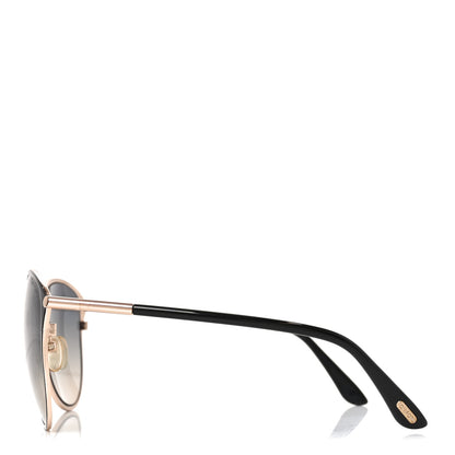 Tom Ford Penelope Vintage Round Sunglasses TF320 Black 3 of 7