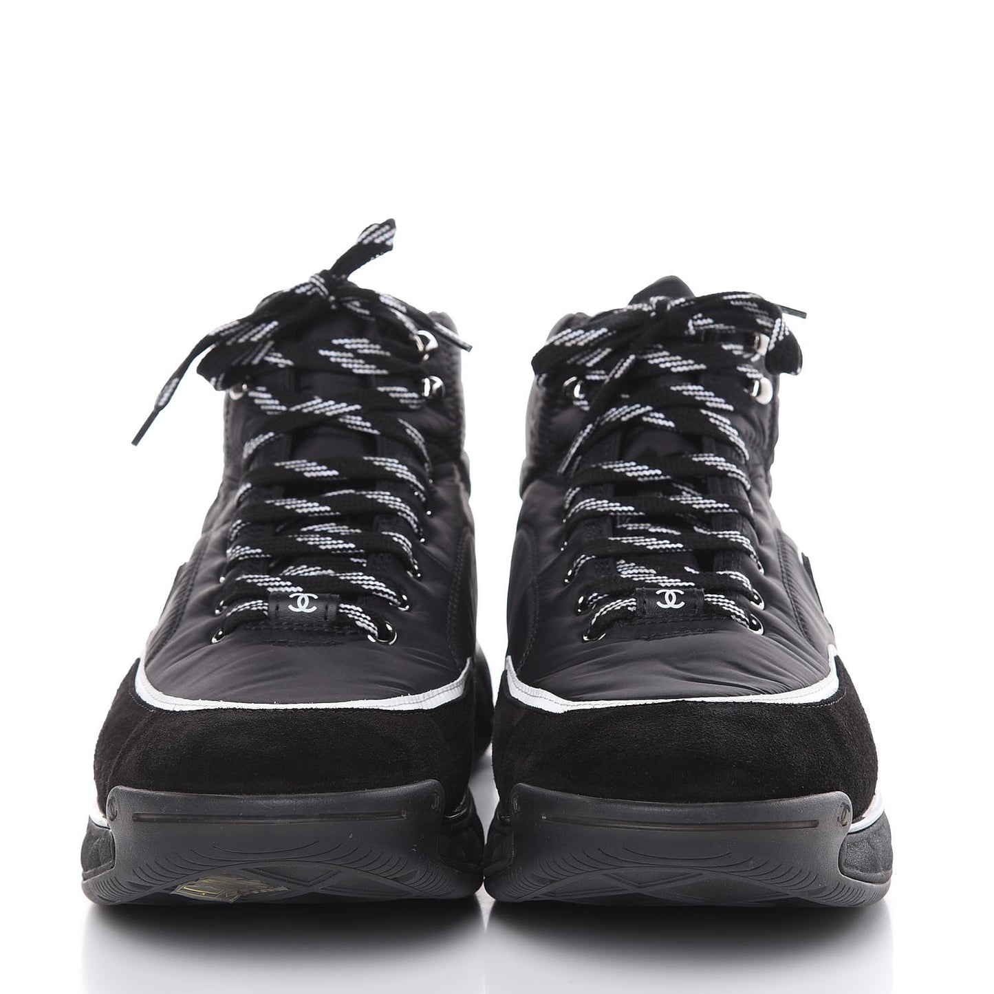 Fabric Suede Mens CC Sneakers 46 Black