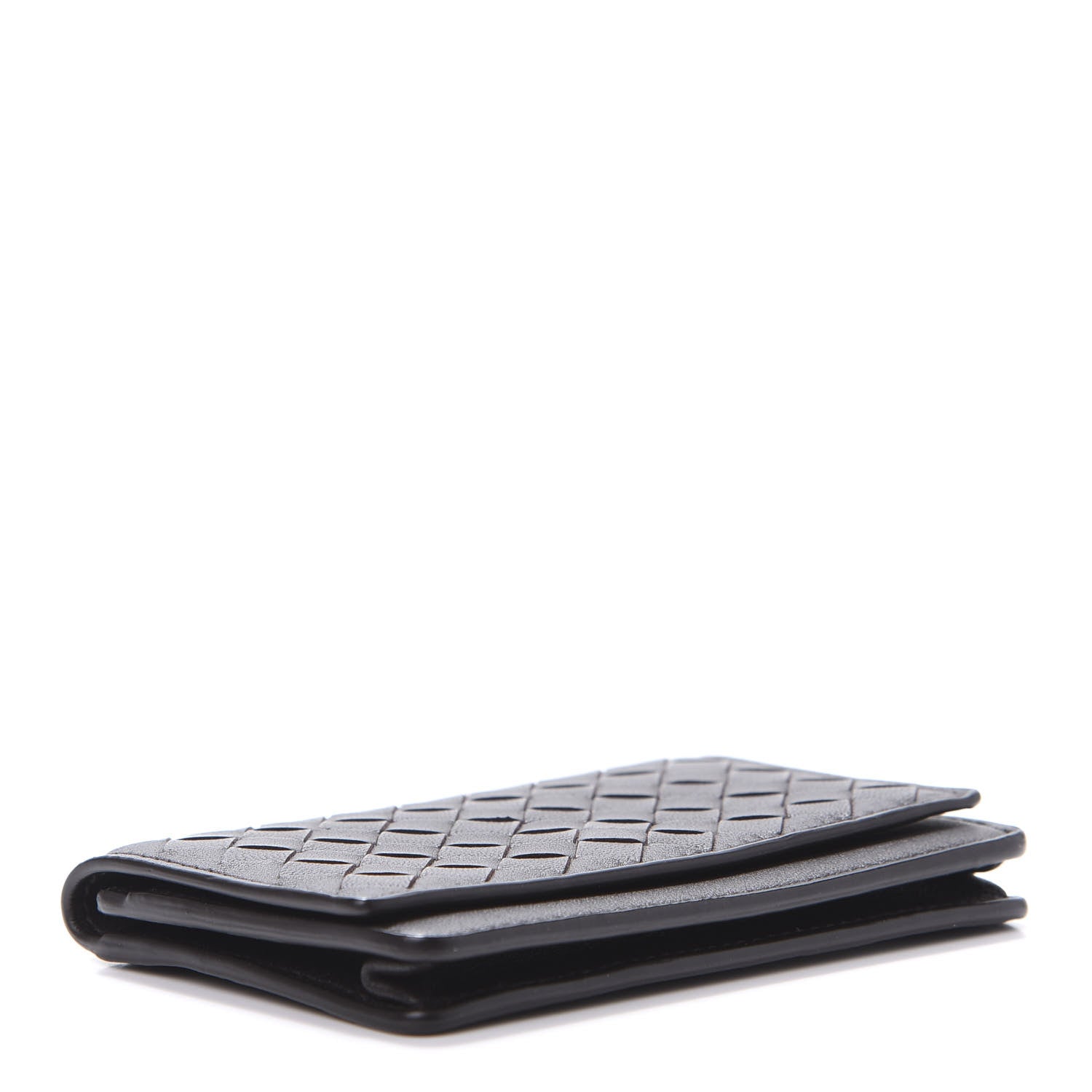 Bottega Veneta Nappa Intrecciato Card Holder Ebano 4 of 9