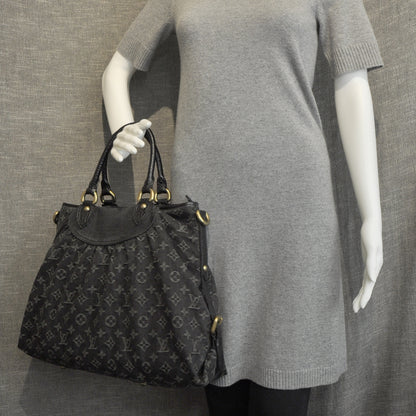 Louis Vuitton Denim Neo Cabby GM Black 2 of 9
