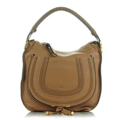 Chloe Calfskin Medium Marcie Hobo Nut 1 of 7