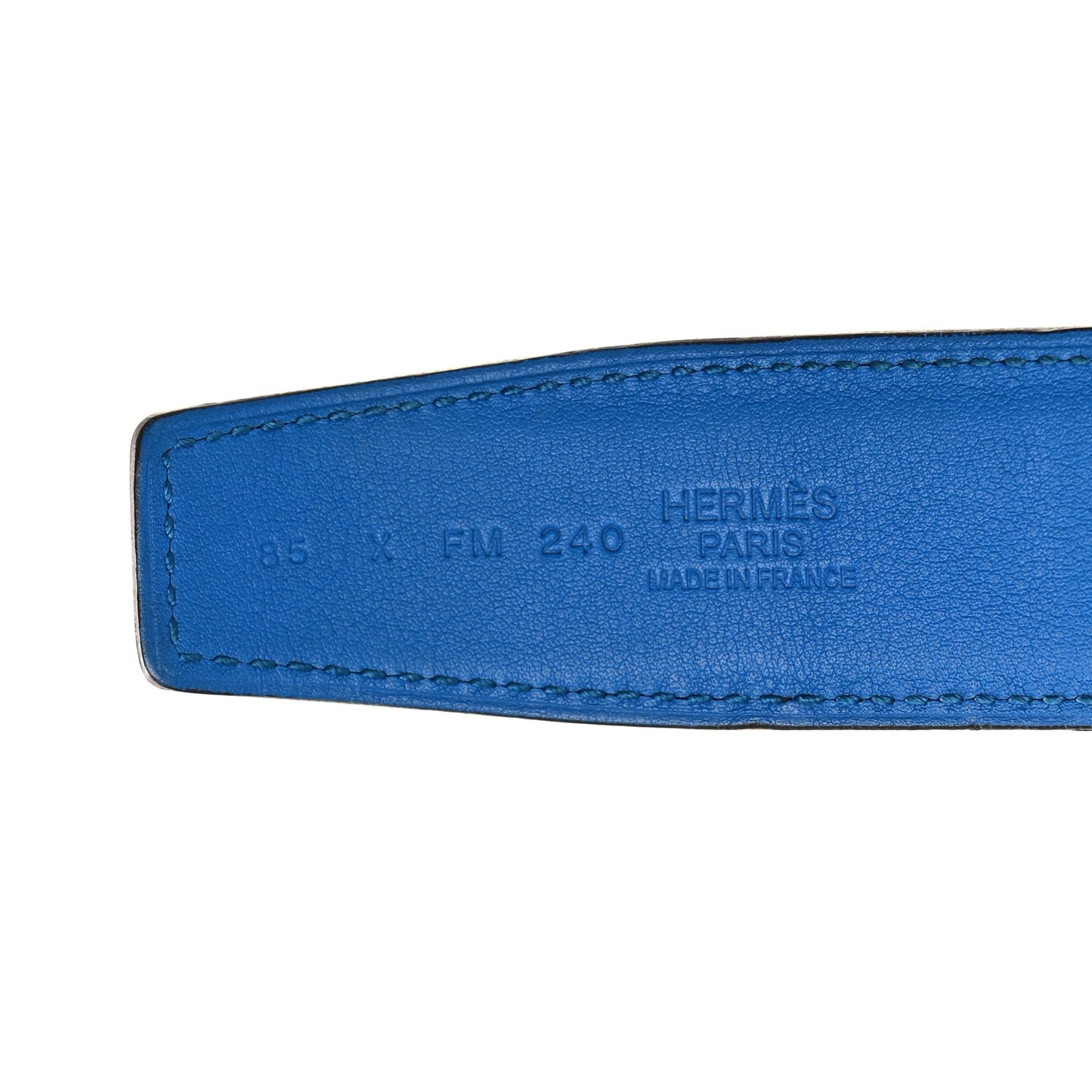 Togo Swift 32mm H Belt 85 34 Bleu Zanzibar Chocolate