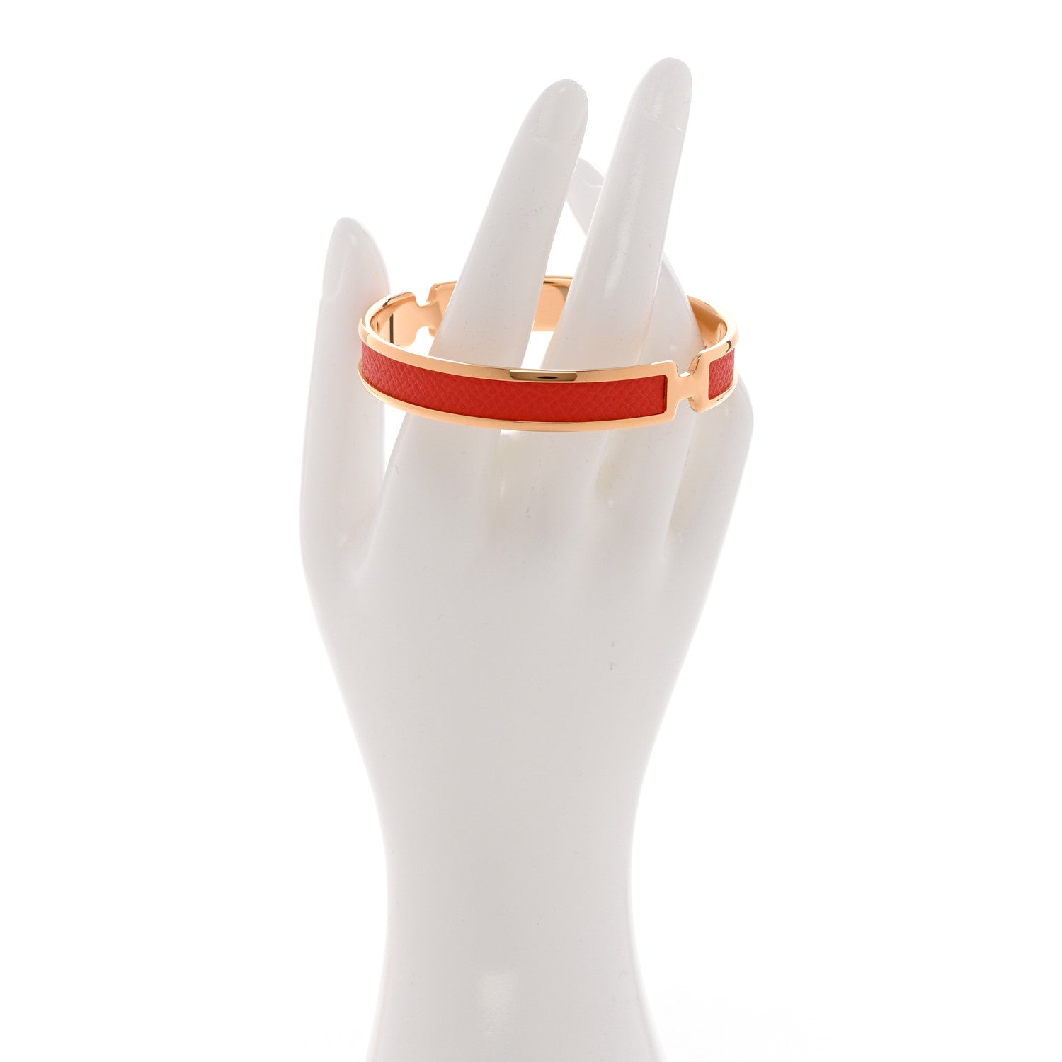 Hermes Epsom Olympe Bracelet T2 Rose Jaipur 2 of 5
