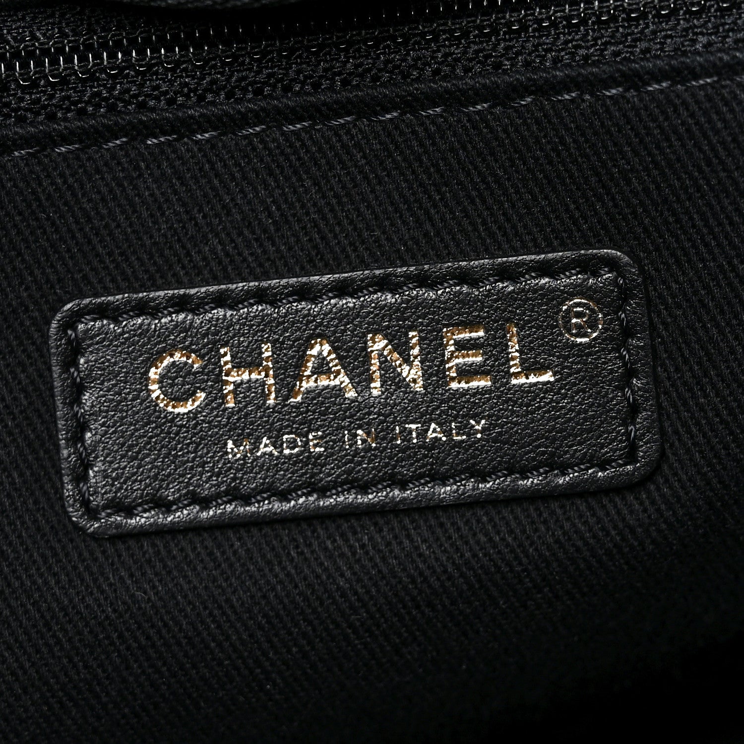Chanel Mixed Fibers Calfskin Striped Medium Deauville Tote Black 6 of 11