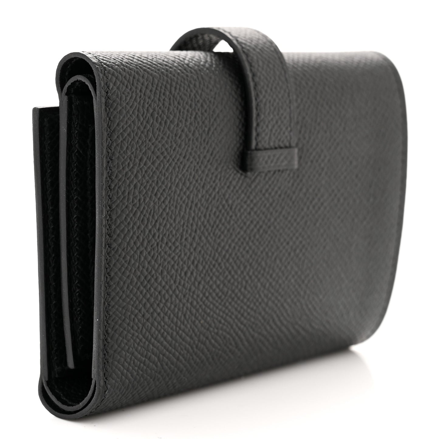 Epsom Tri-Fold Compact Monochrome Bearn Wallet Black