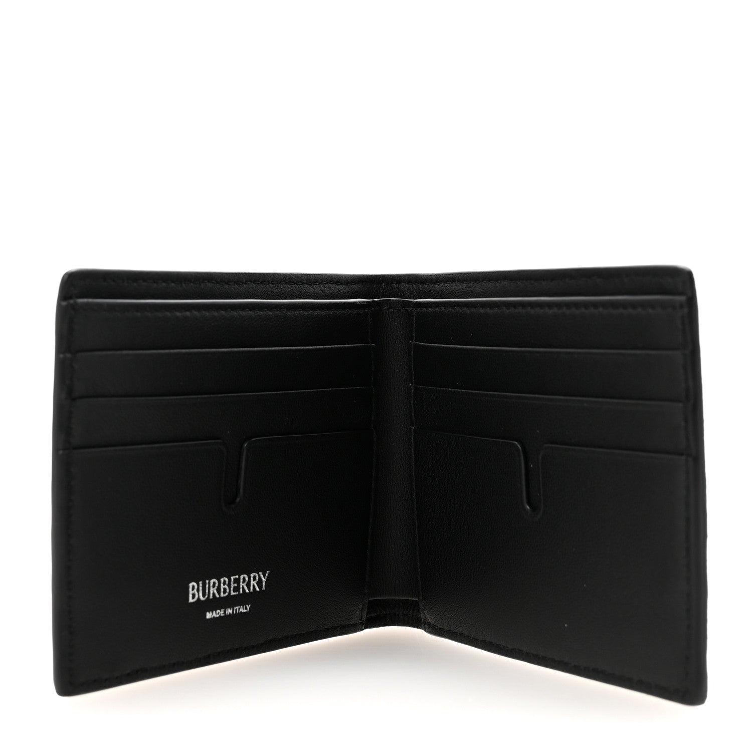 Burberry Check Hipfold Bi-Fold Wallet Midnight 5 of 6
