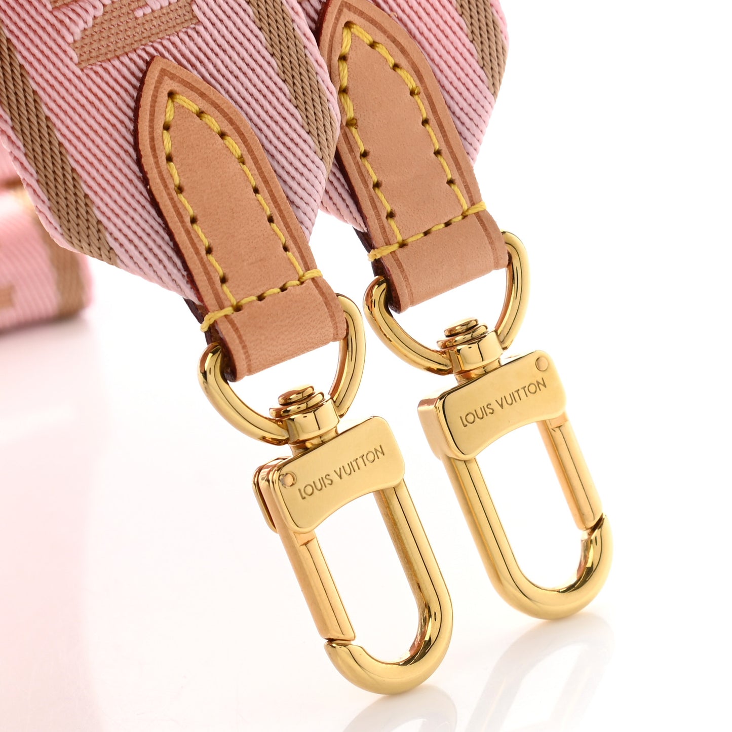Monogram Multi Pochette Accessories Shoulder Strap Rose Clair
