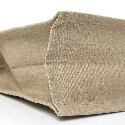 Saint Laurent Linen Calfskin Small Rive Gauche Tote Beige Sea Salt 8 of 8