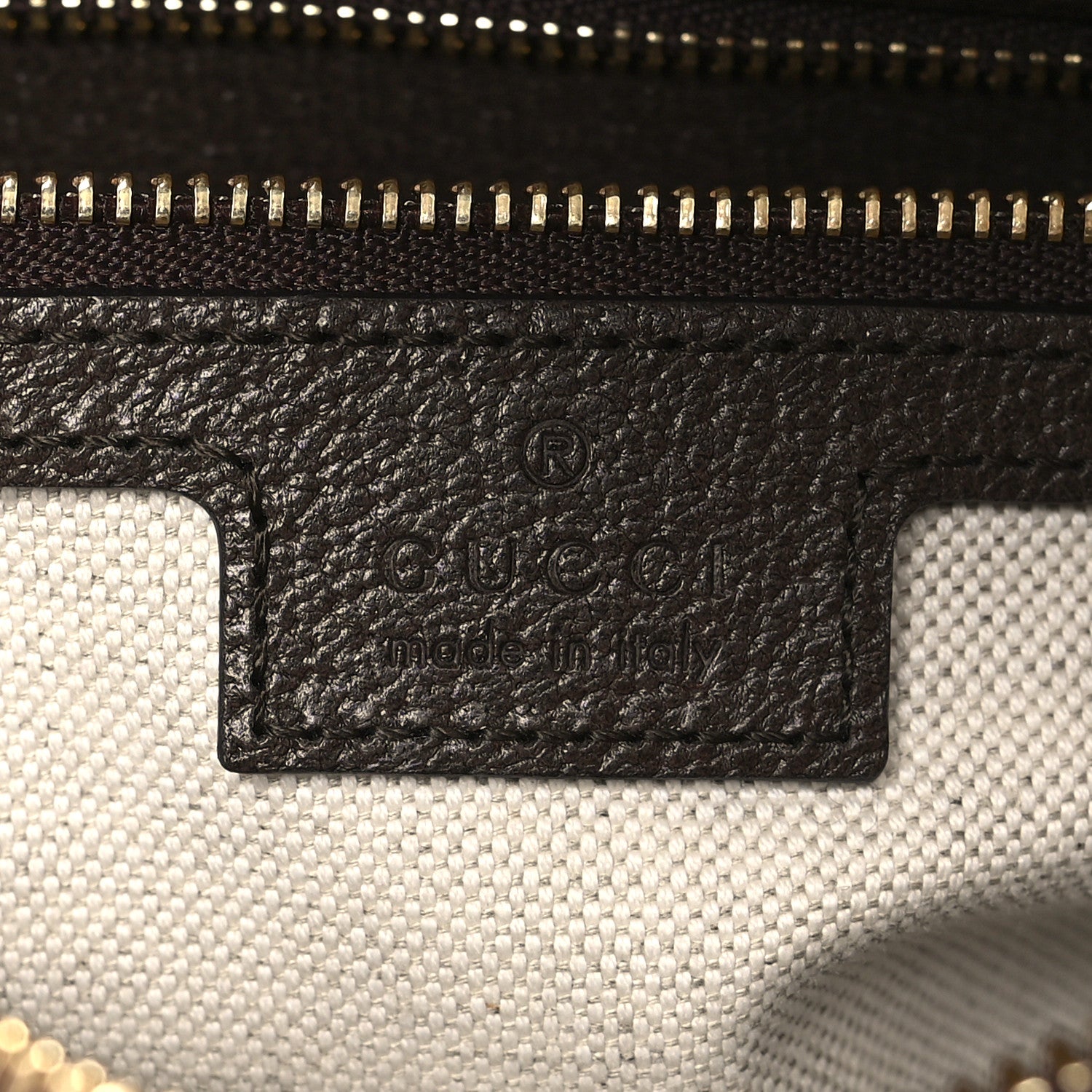 Gucci GG Supreme Monogram Textured Dollar Calfskin Web Studded Mini Ophidia Flap Shoulder Bag Beige Ebony New Acero 6 of 9