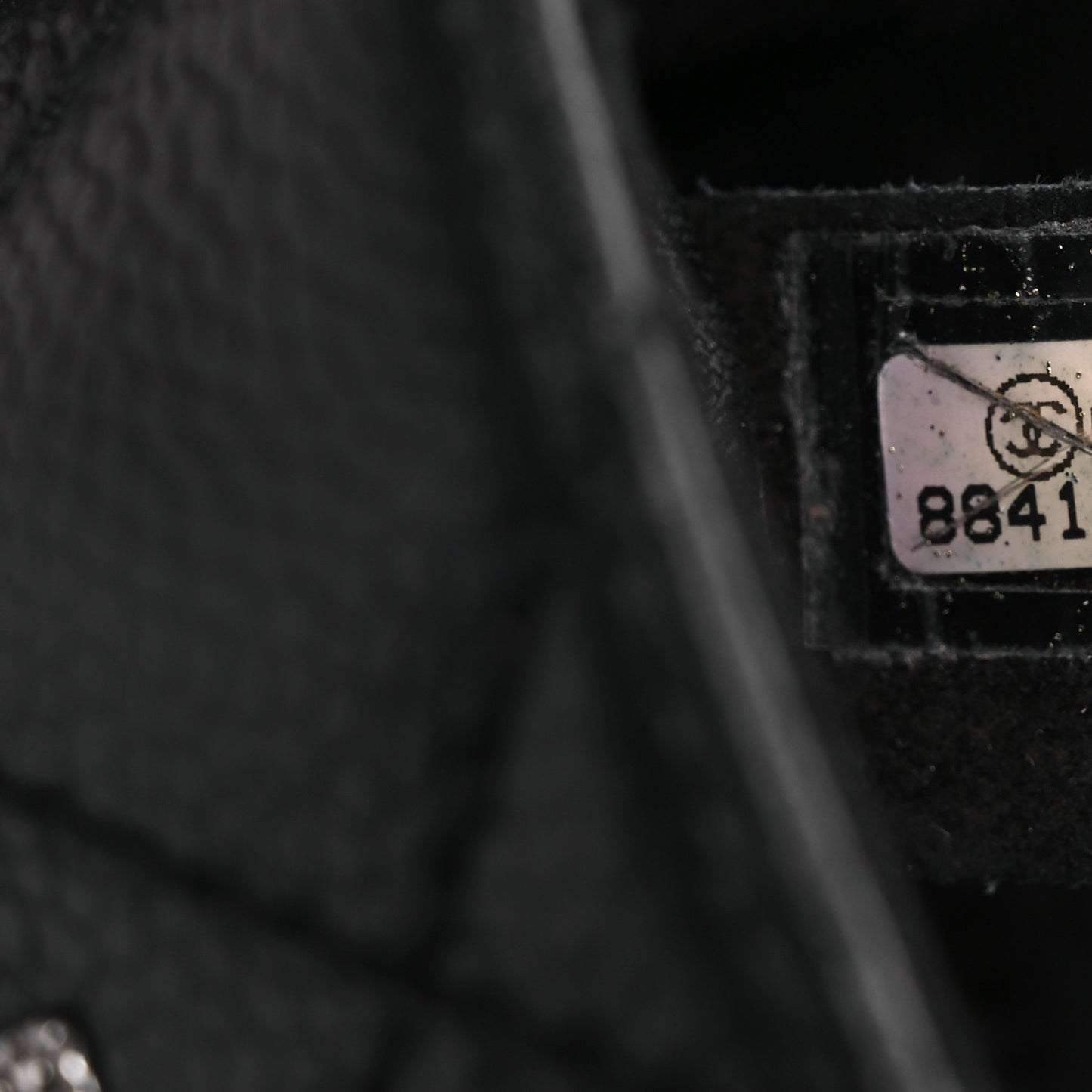 Caviar Quilted Mini Accordion Flap Black