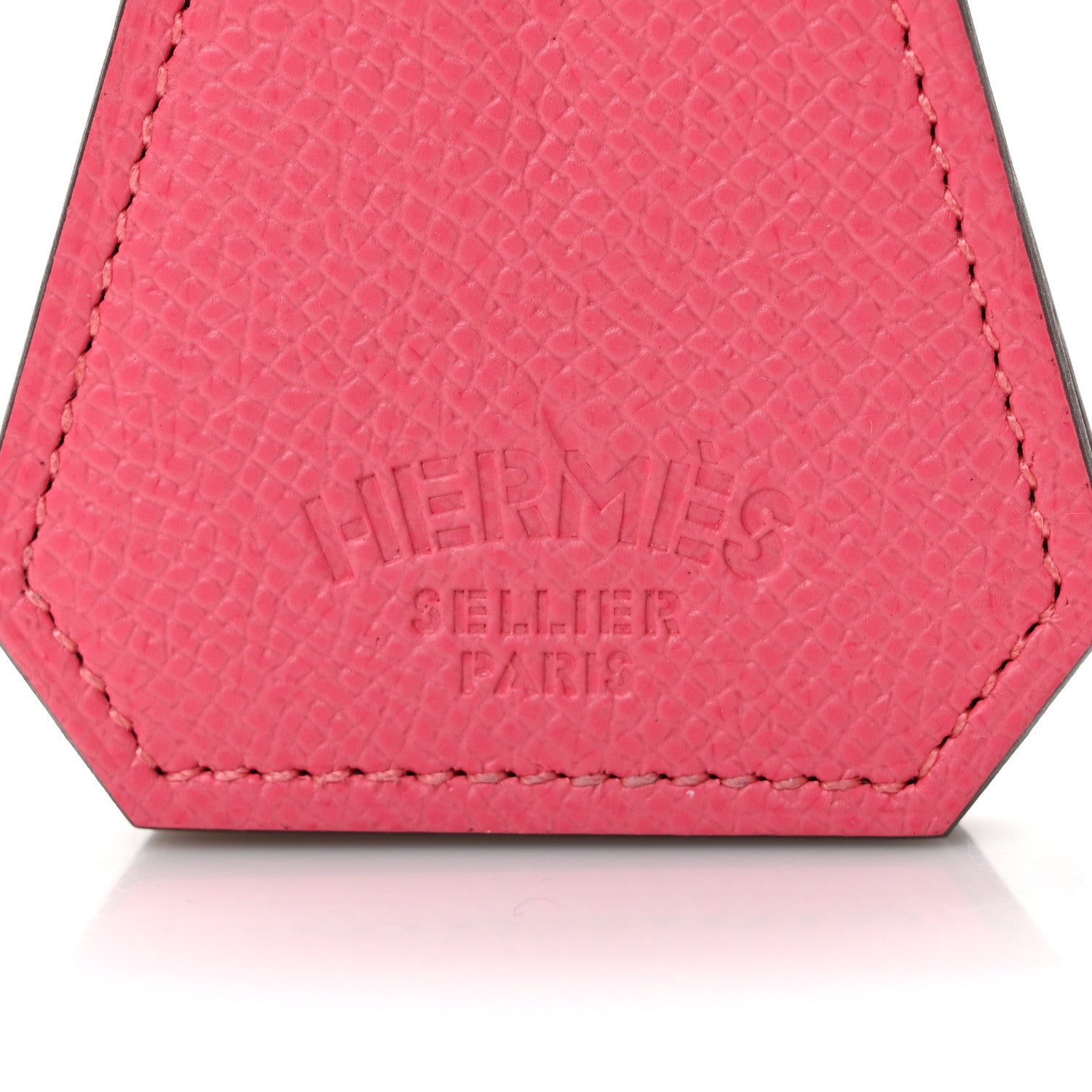 Hermes Epsom Capucine Hat Clip Rose Azalee 3 of 3