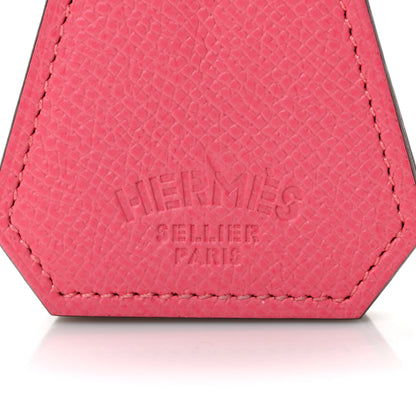 Hermes Epsom Capucine Hat Clip Rose Azalee 3 of 3