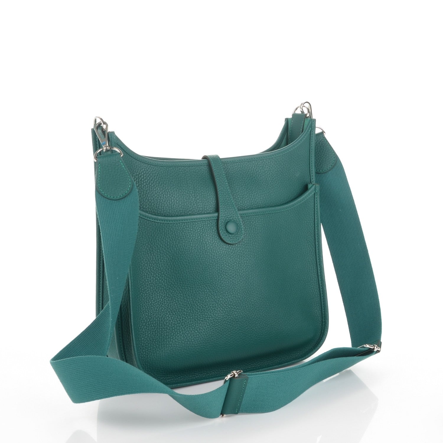 Hermes Taurillon Clemence Evelyne III PM Malachite 3 of 7