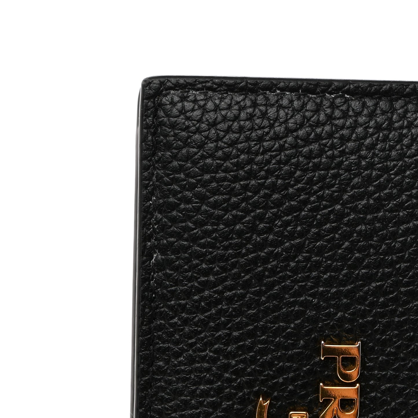 Vitello Daino Small Bi-Fold Wallet Black Cammeo