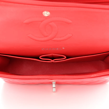 Chanel Patent Quilted Medium Double Flap Dark Pink 5 of 12