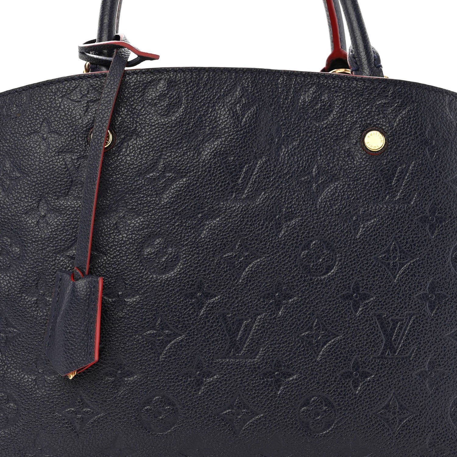 Louis Vuitton Empreinte Montaigne MM Marine Rouge 7 of 12