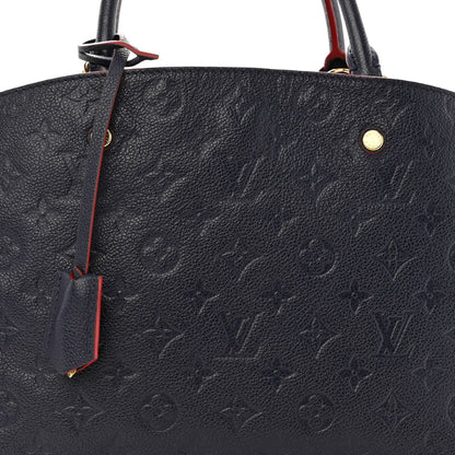 Louis Vuitton Empreinte Montaigne MM Marine Rouge 7 of 12