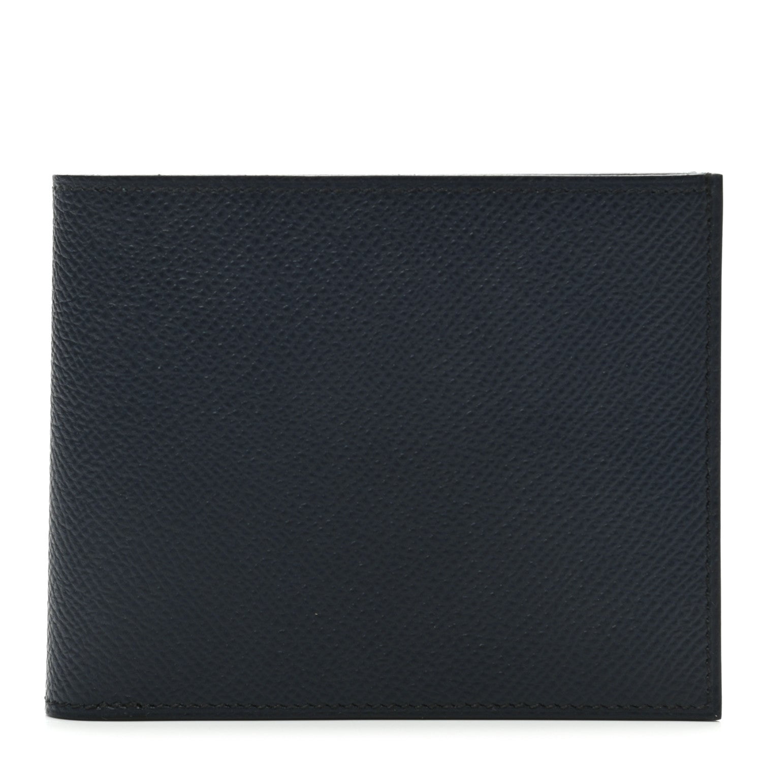 Hermes Epsom Citizen Twill Compact Wallet Bleu Indigo 1 of 9