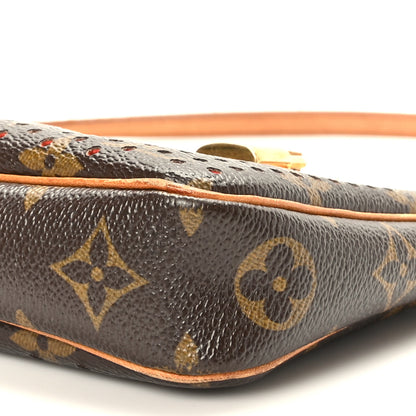 Louis Vuitton Monogram Perforated Pochette Accessories Bag Orange 8 of 8