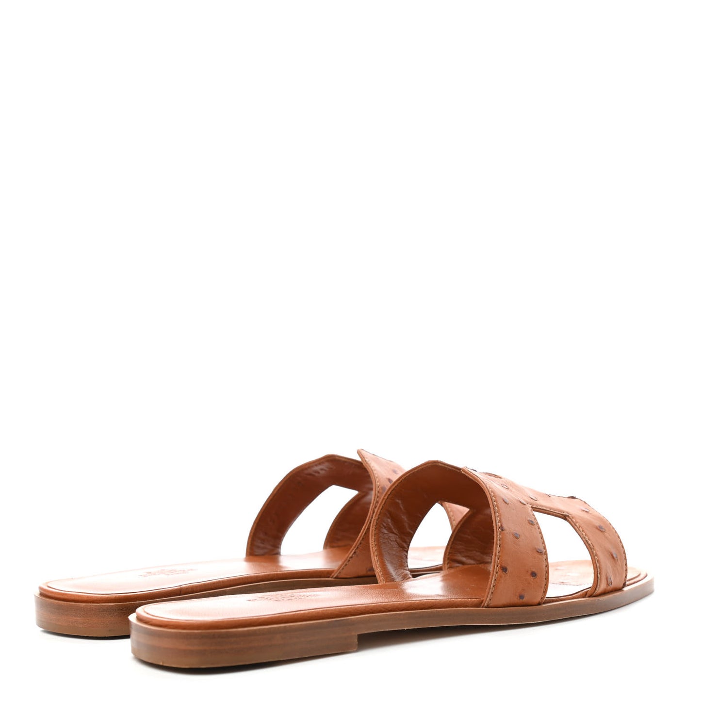 Ostrich Oran Sandals 39 Marron